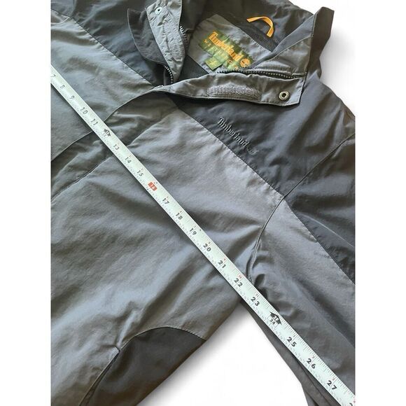Timberland Men’s Waterproof Black/Grey Zipper Mesh lining Utility Jacket S - Picture 4 of 8